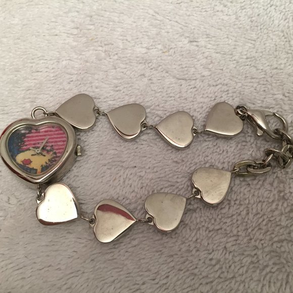 Snoopy by Everhart Woodstock Heart Shaped Watch main image 4